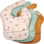 Tiny Twinkle Mess-Proof Baby Bib - Waterproof Bib for Baby Boy or Girl - PVC, BPA & Phthalate Free - Baby Food Bibs……